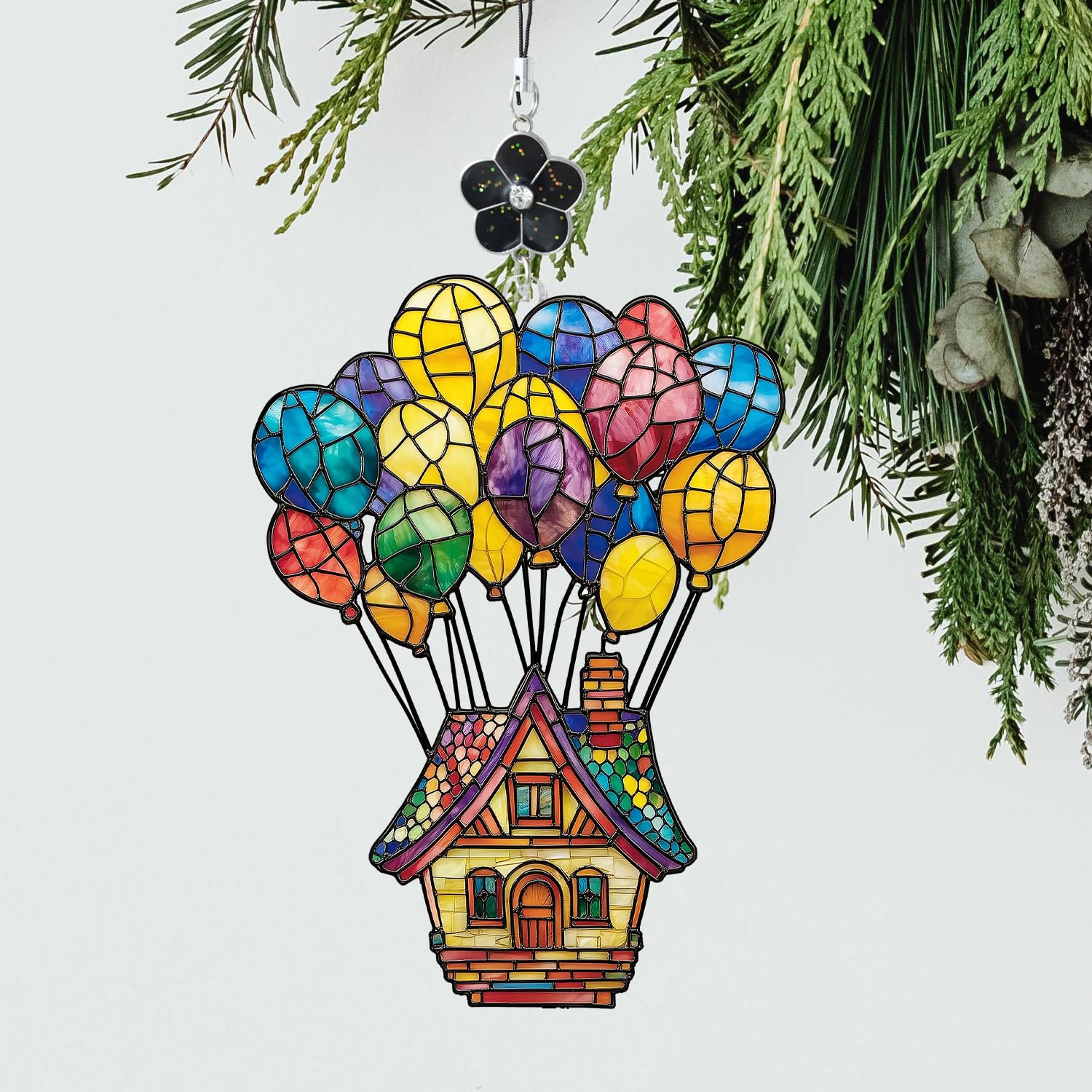 Balloon House Floating Dreams Suncatcher