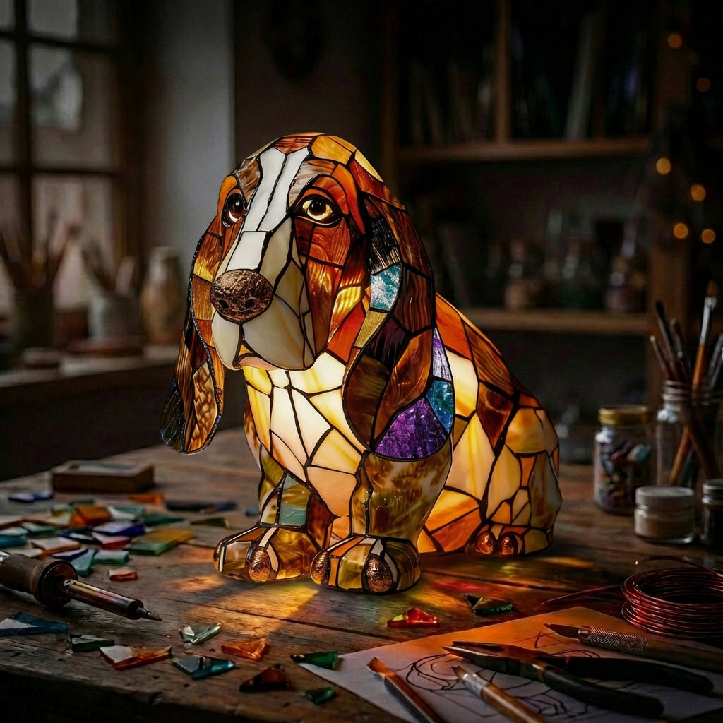 Basset Hound Lamp