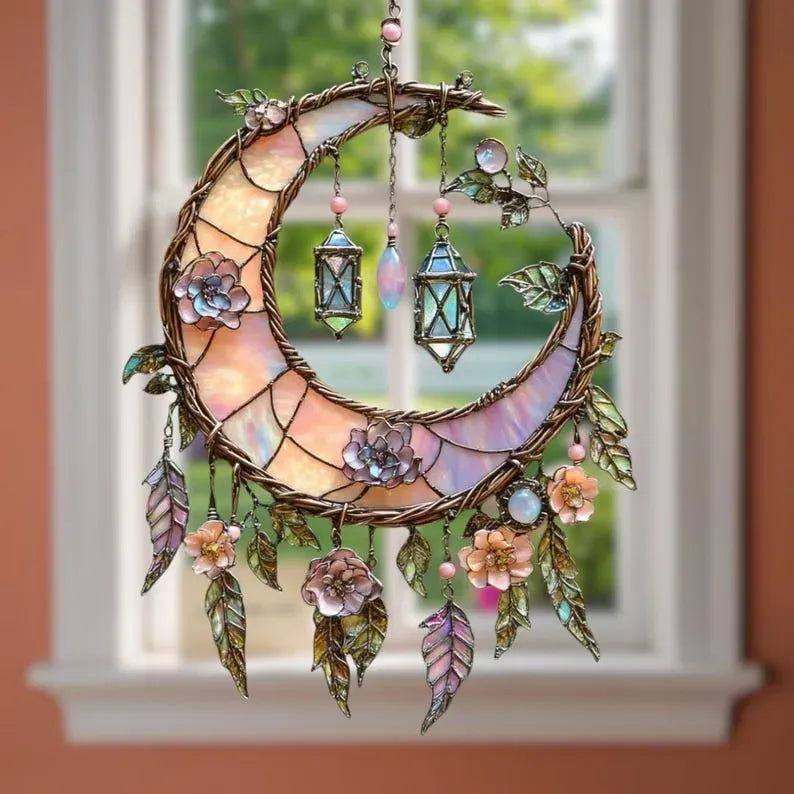 Bohemian Moon Dream Catcher
