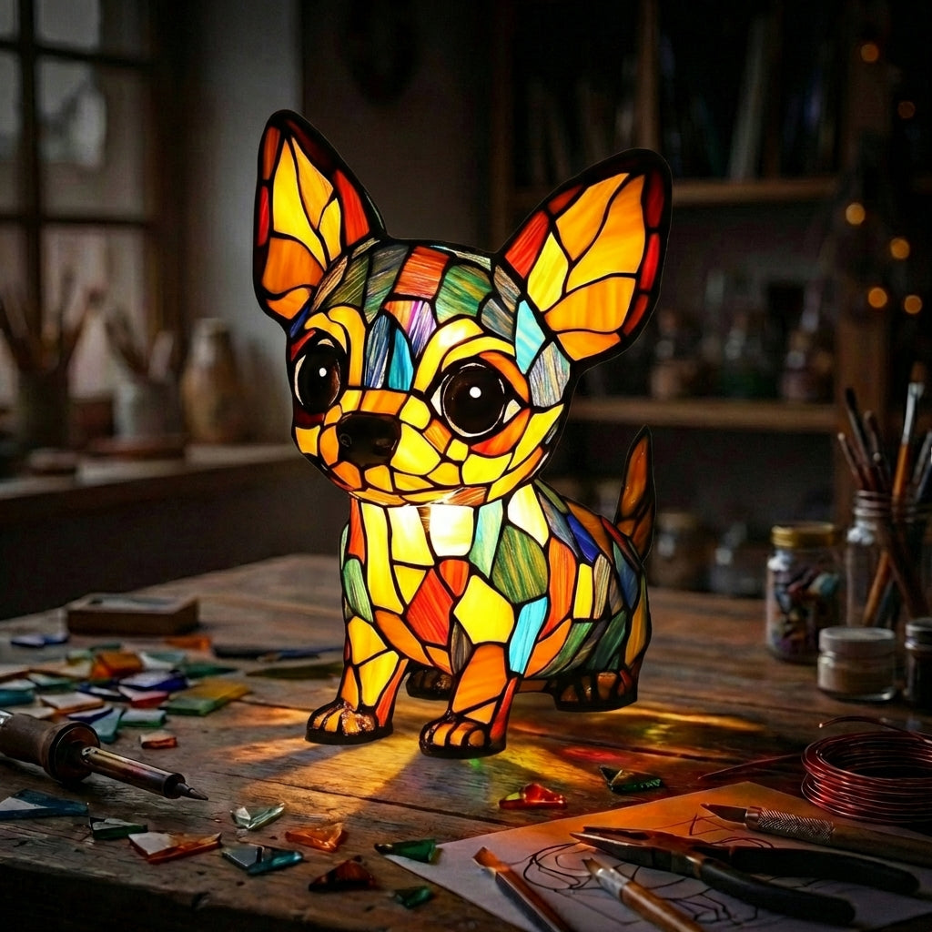 Chihuahua Lamp