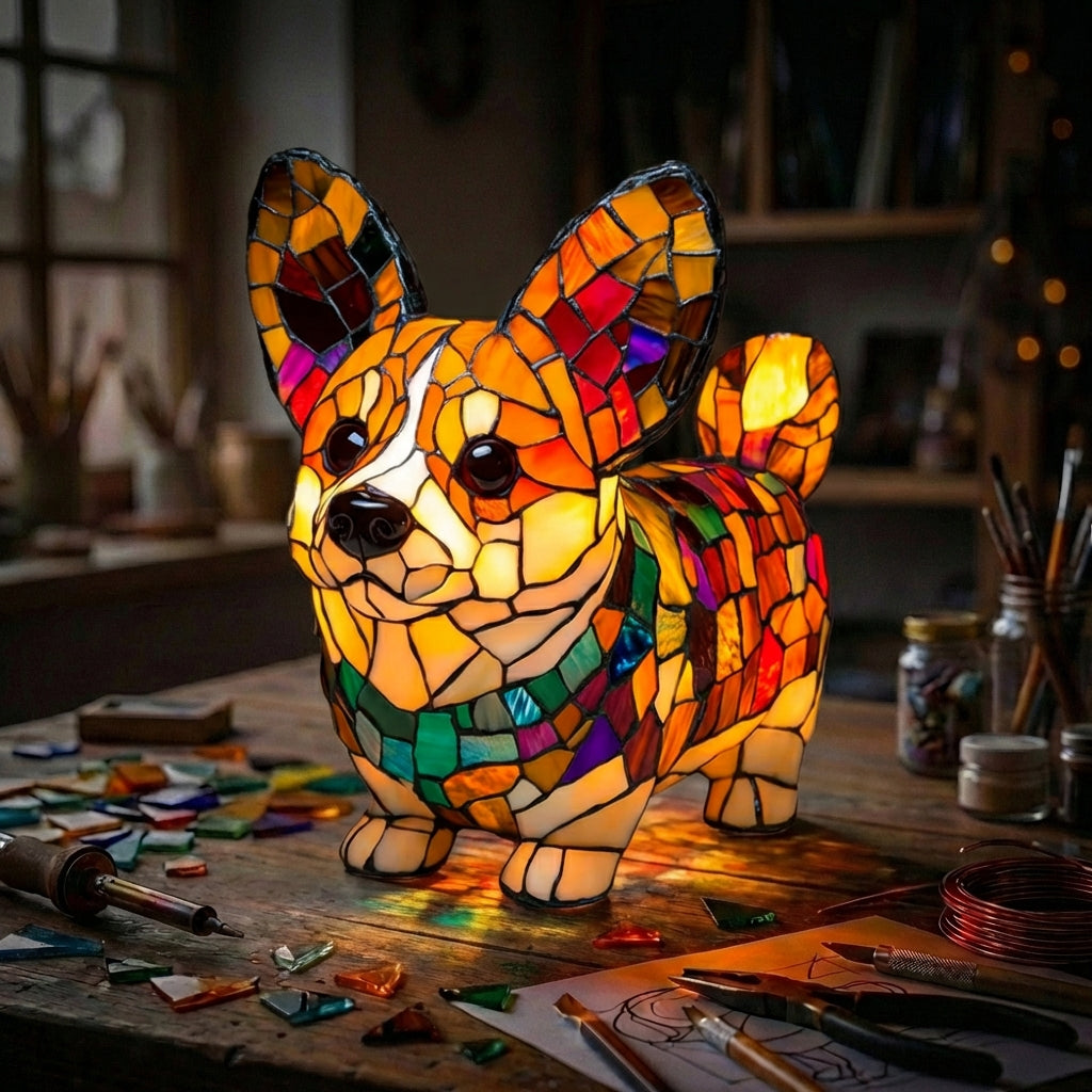 Corgi Lamp