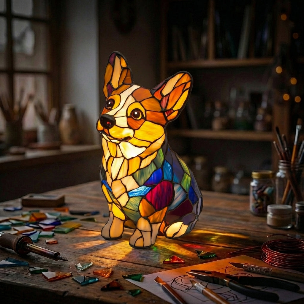 Corgi Lamp