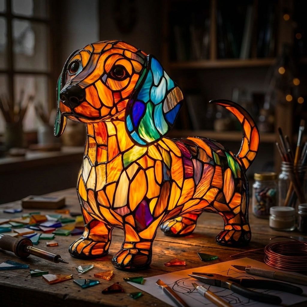 Dachshund Lamp