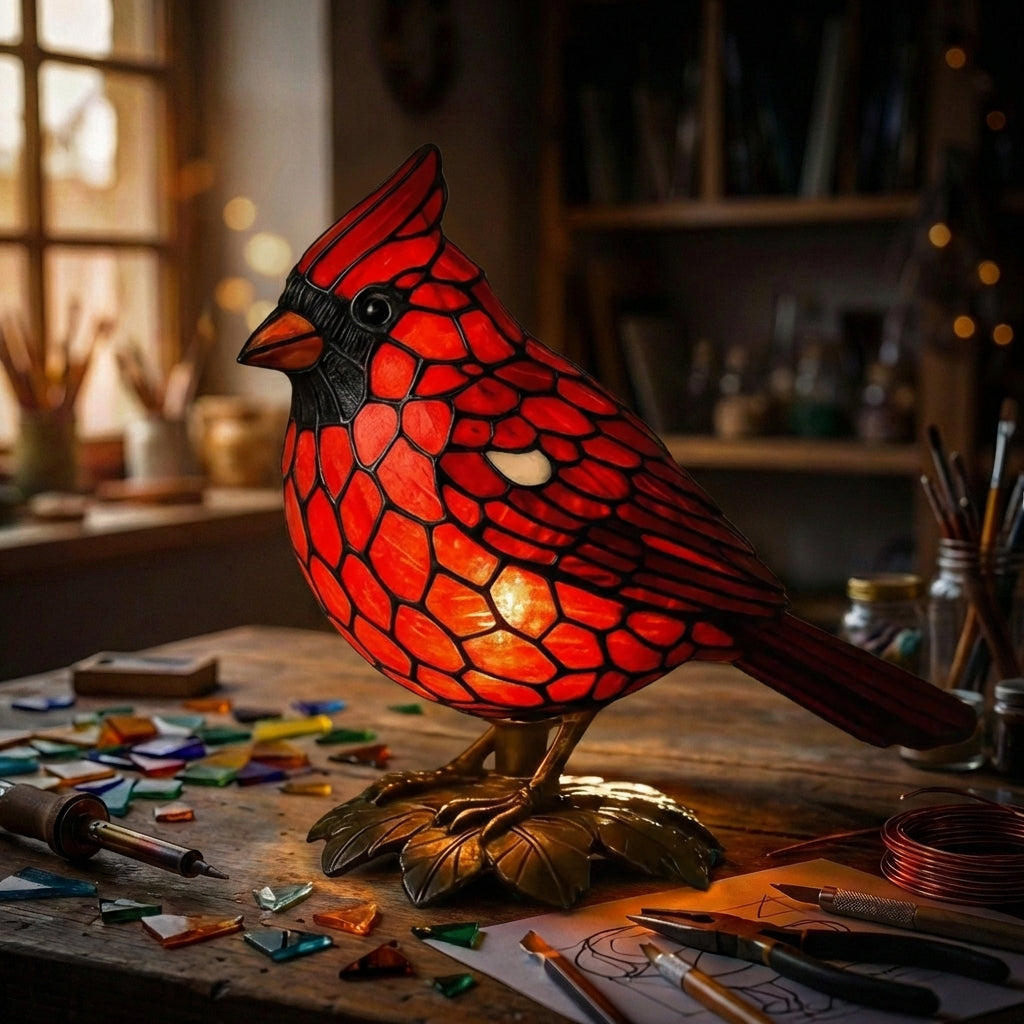 Cardinal Lamp