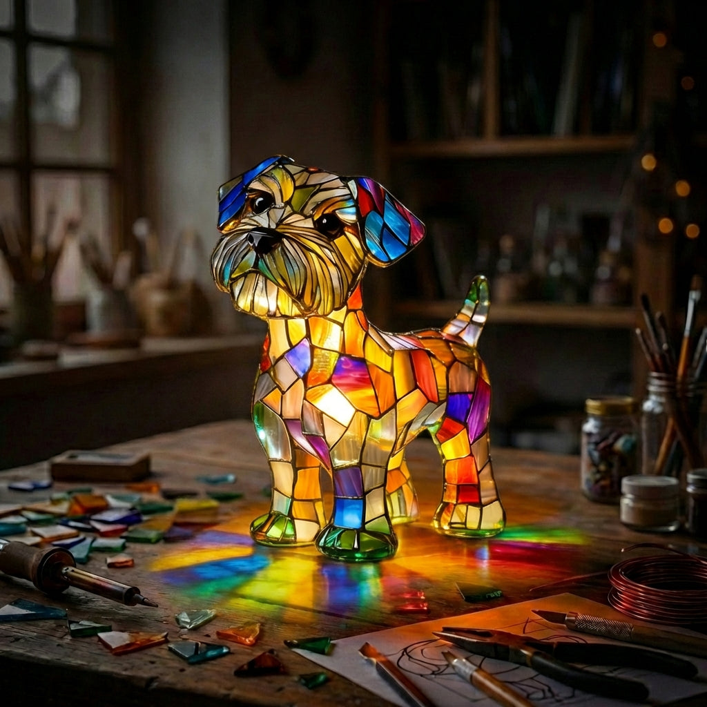 Schnauzer Lamp