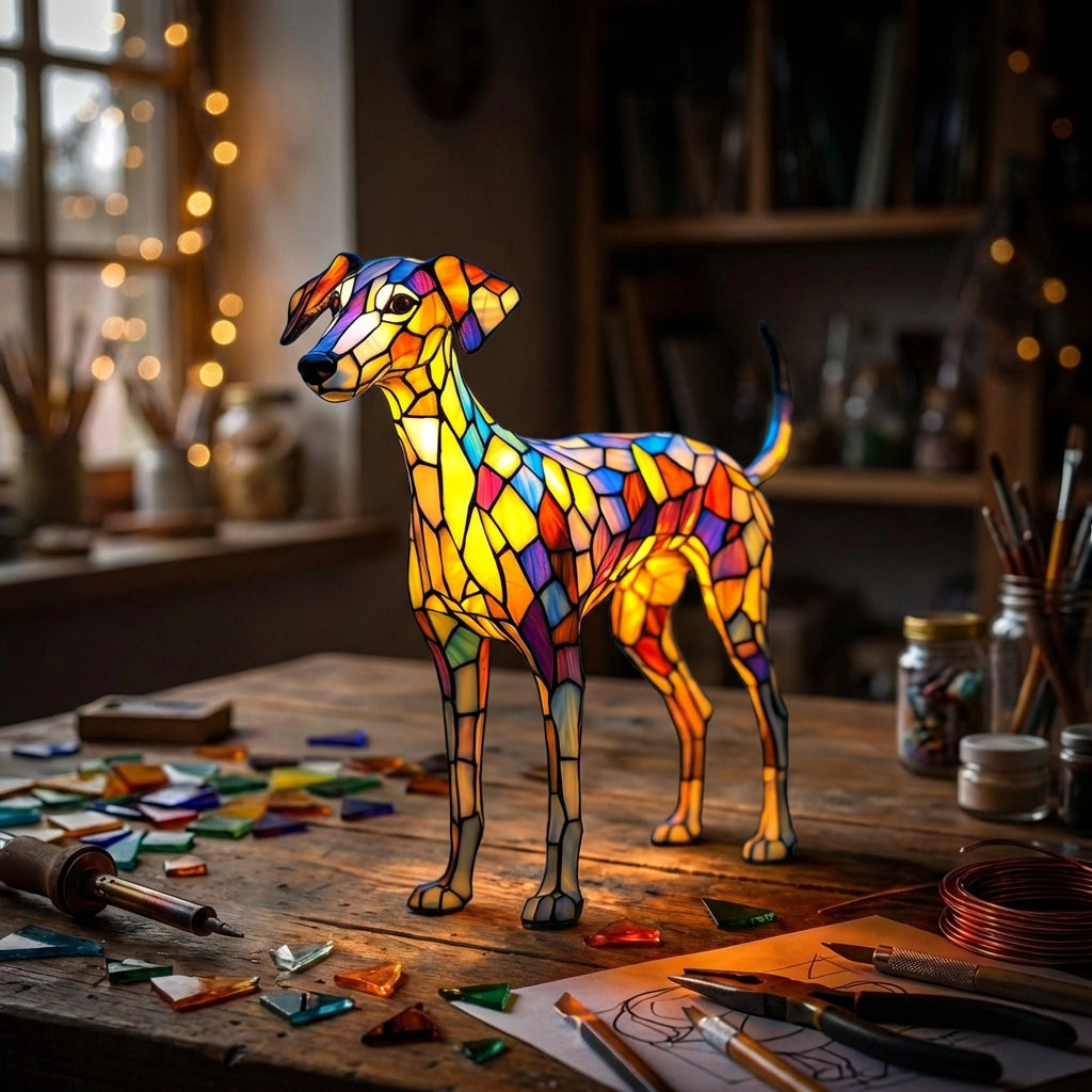 Greyhound Lamp