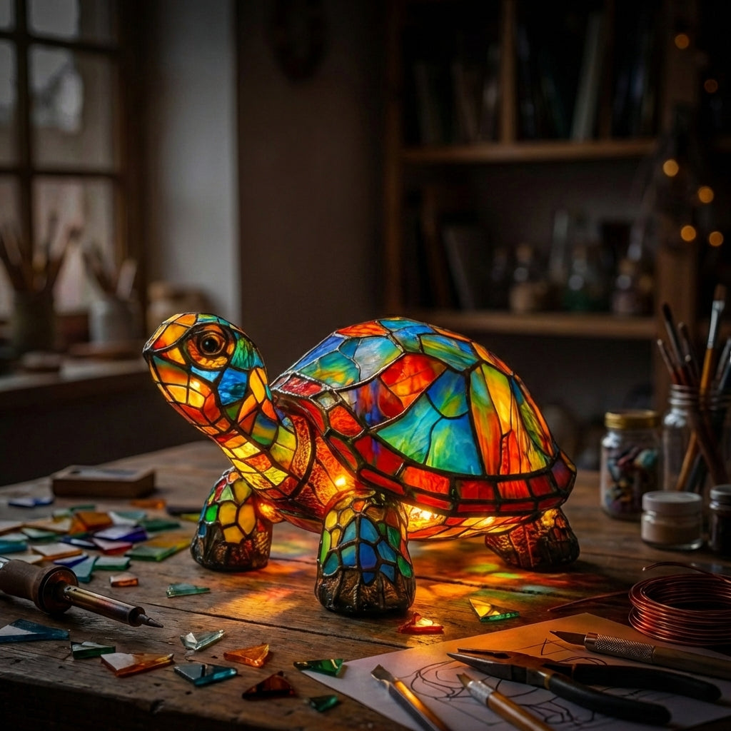 Turtle Lamp Turtle Lamp – Holloway Glass