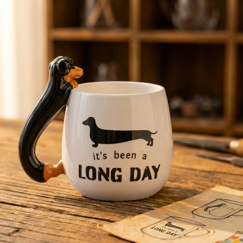 It'S Been A Long Day Dachshund Mug