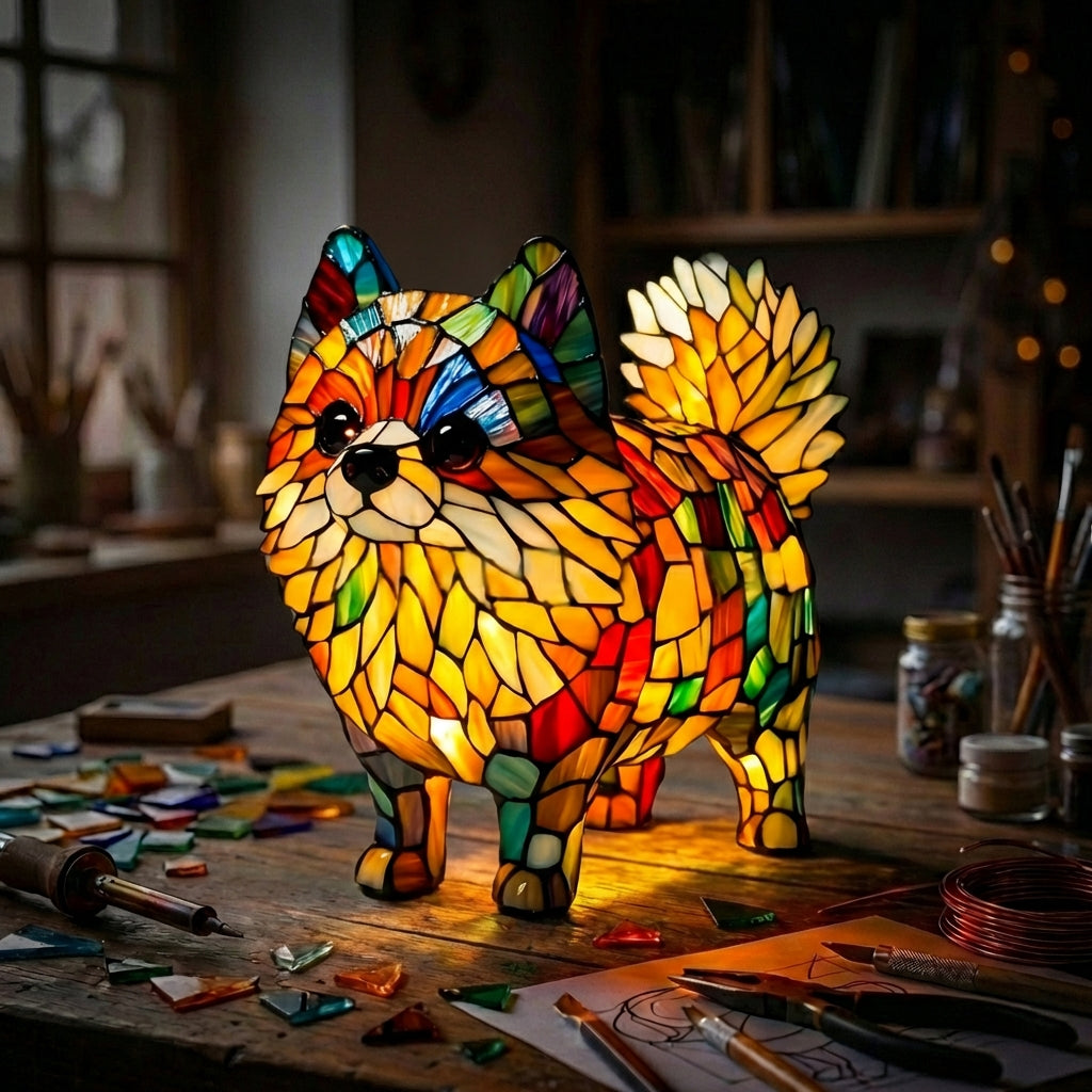 Pomeranian Lamp