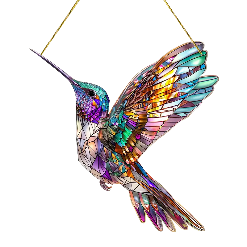 Prismatic Hummingbird Suncatcher