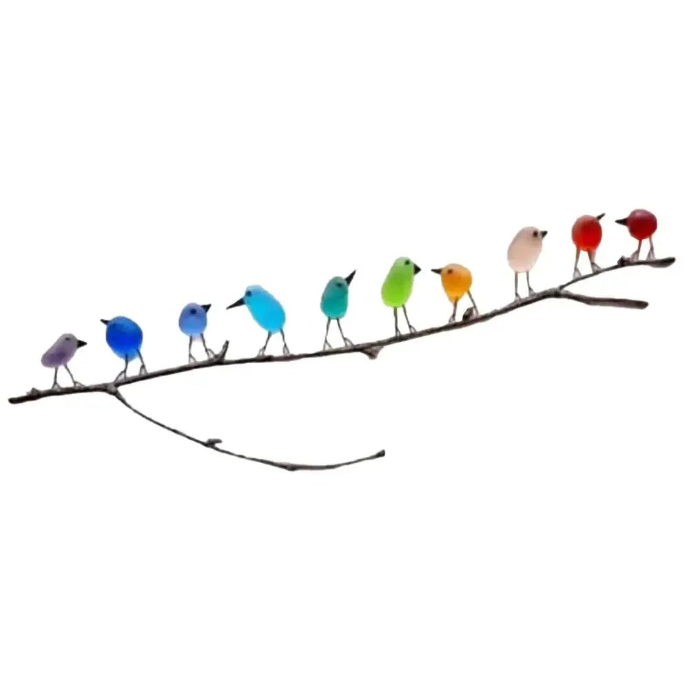 Rainbow Birds Long Branch Art