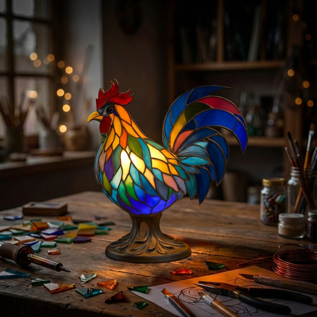 Rooster Lamp