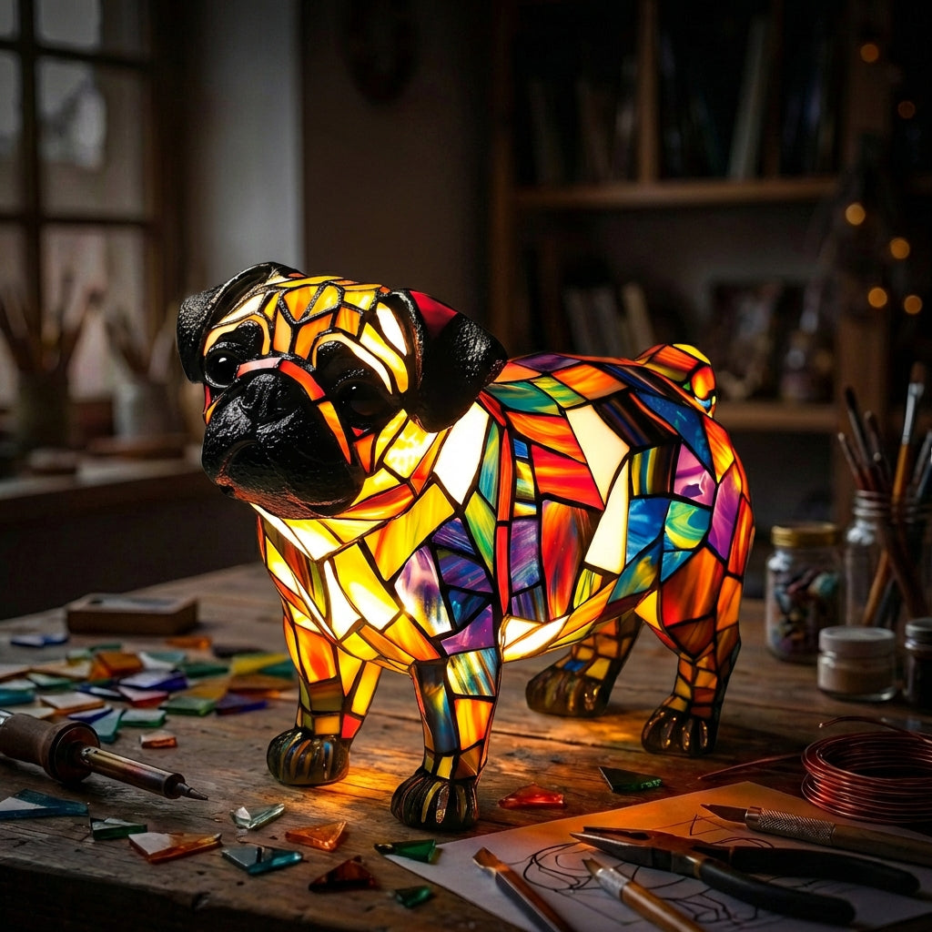 Pug Lamp
