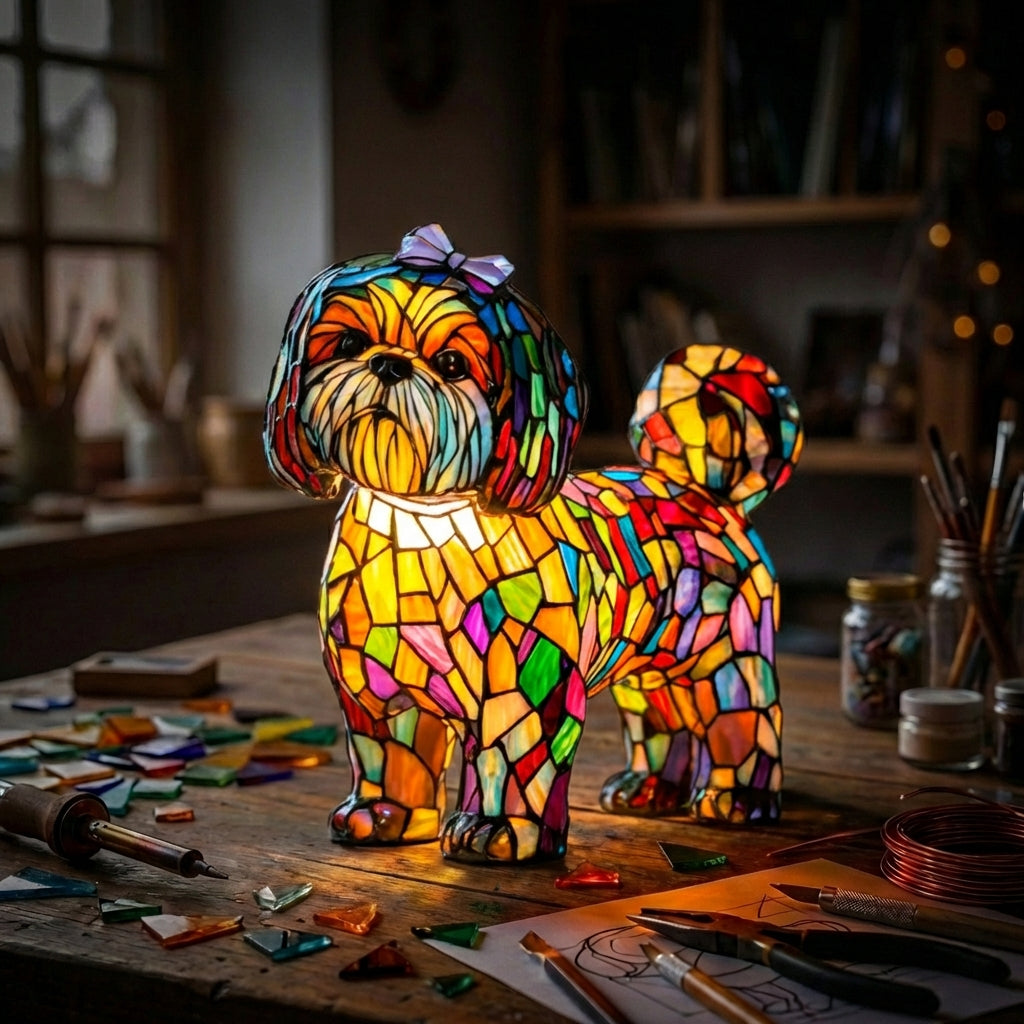 Shih Tzu Lamp